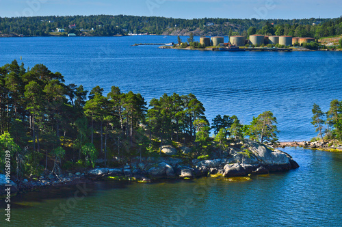 Islets of Stockholm Archipelago in Baltic Sea, Sweden