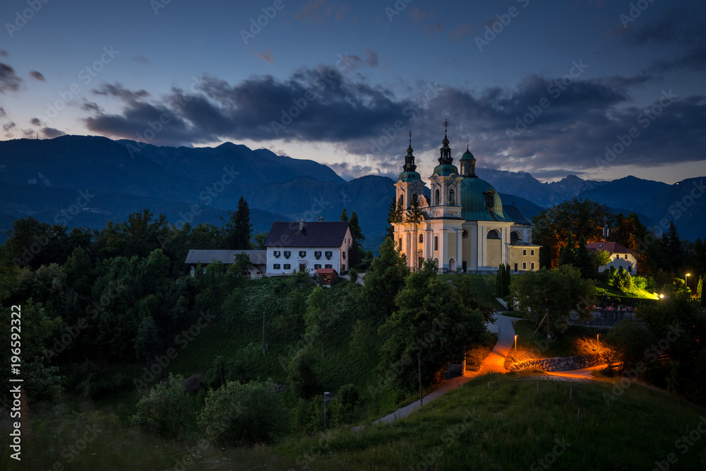 Baroque  orthodox church in Slovenia.