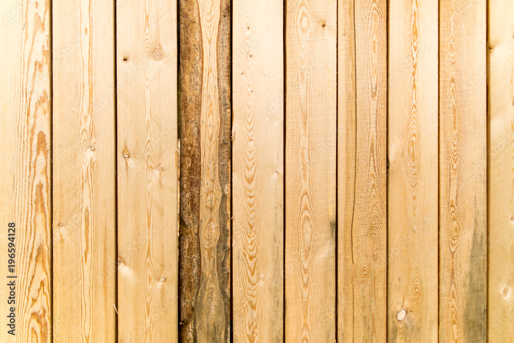 Obraz premium Wooden boards on the wall as a background