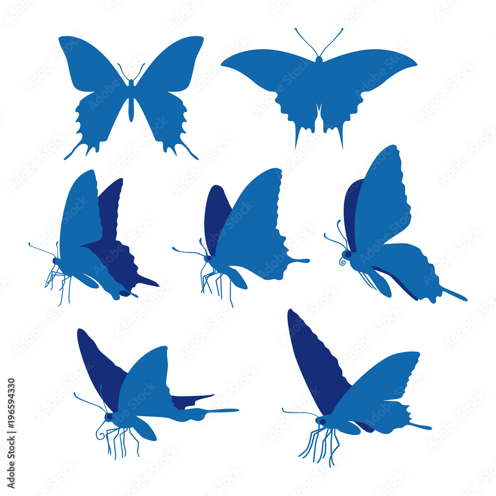 アゲハ蝶のシルエットイラスト Stock Vector Adobe Stock アゲハ蝶のシルエットイラスト Stock Vector Adobe Stock