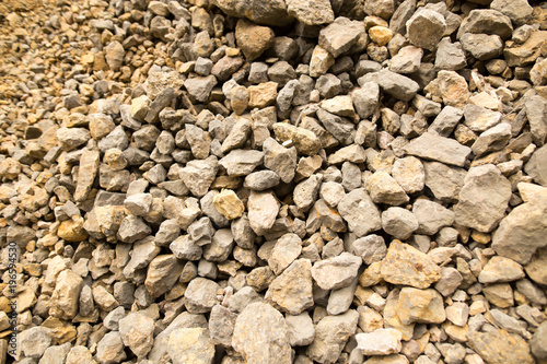 Large rocks in the mountains as a background