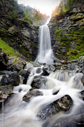 Waterfall in Sweden