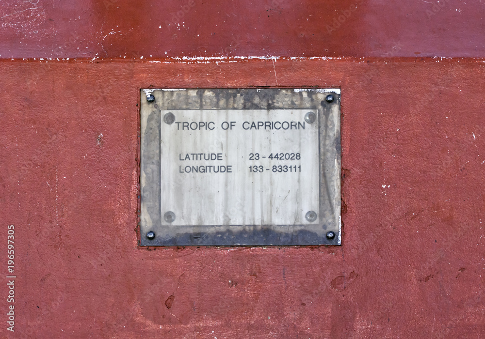 Tropic of Capricorn sign