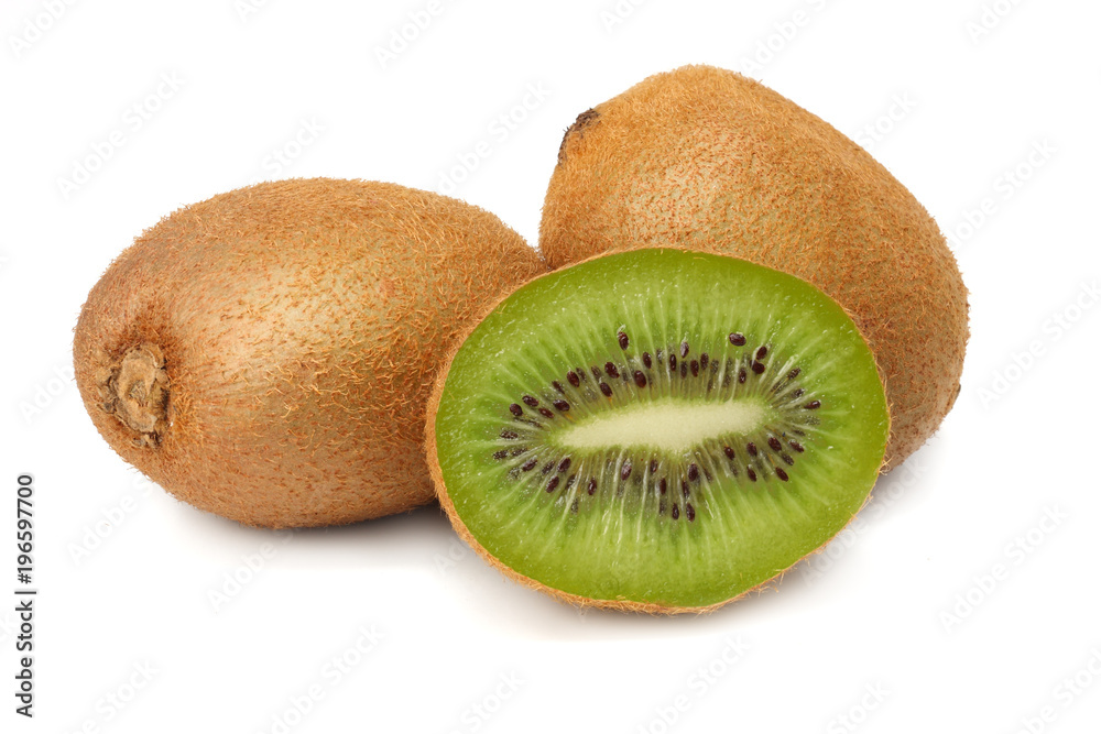 healthy food. kiwi fruit isolated on white background healthy food. kiwi fruit isolated on white background