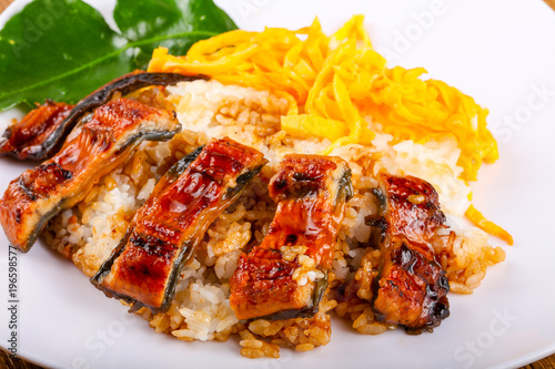 Unaju - eel with rice