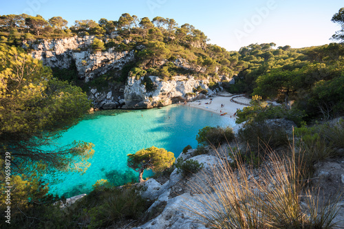 Cala Macarelleta - isola di Minorca (Baleari) photo