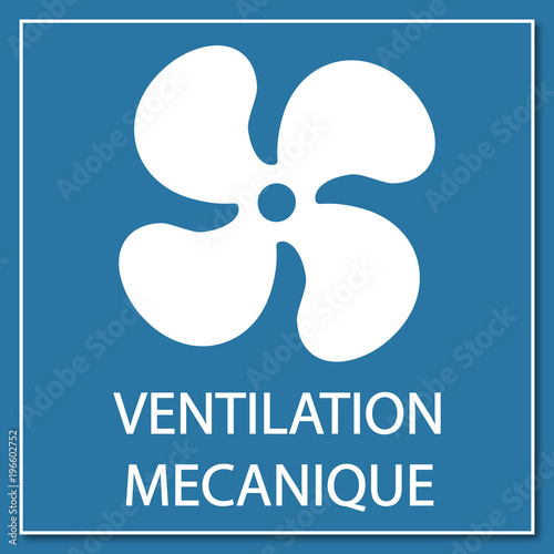 Logo ventilation mécanique.