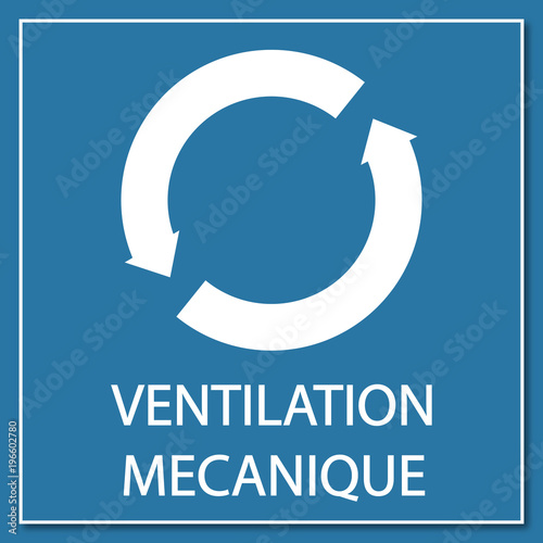 Logo ventilation mécanique.