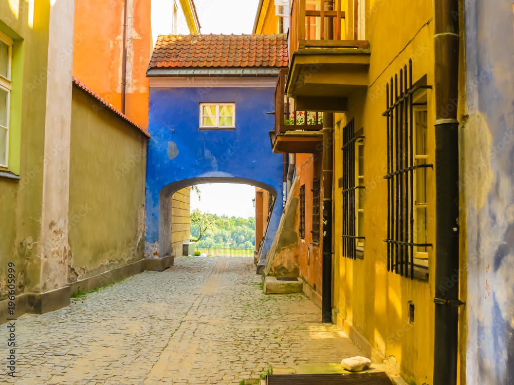 Fototapeta premium Old streets of the Old Town, Warsaw