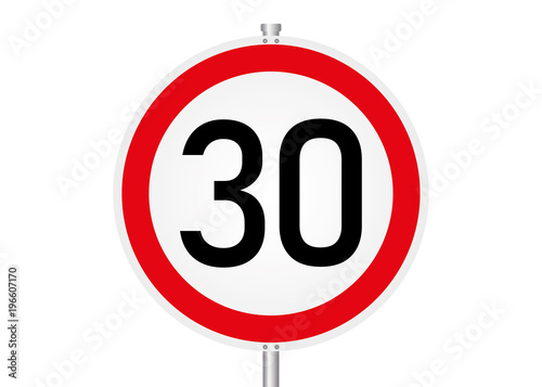 Geschwindigkeitsbegrenzung - 30