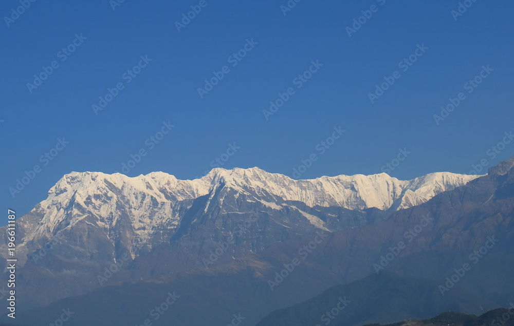 Himalaya mountain landscape Annapurna Pokhara Nepal