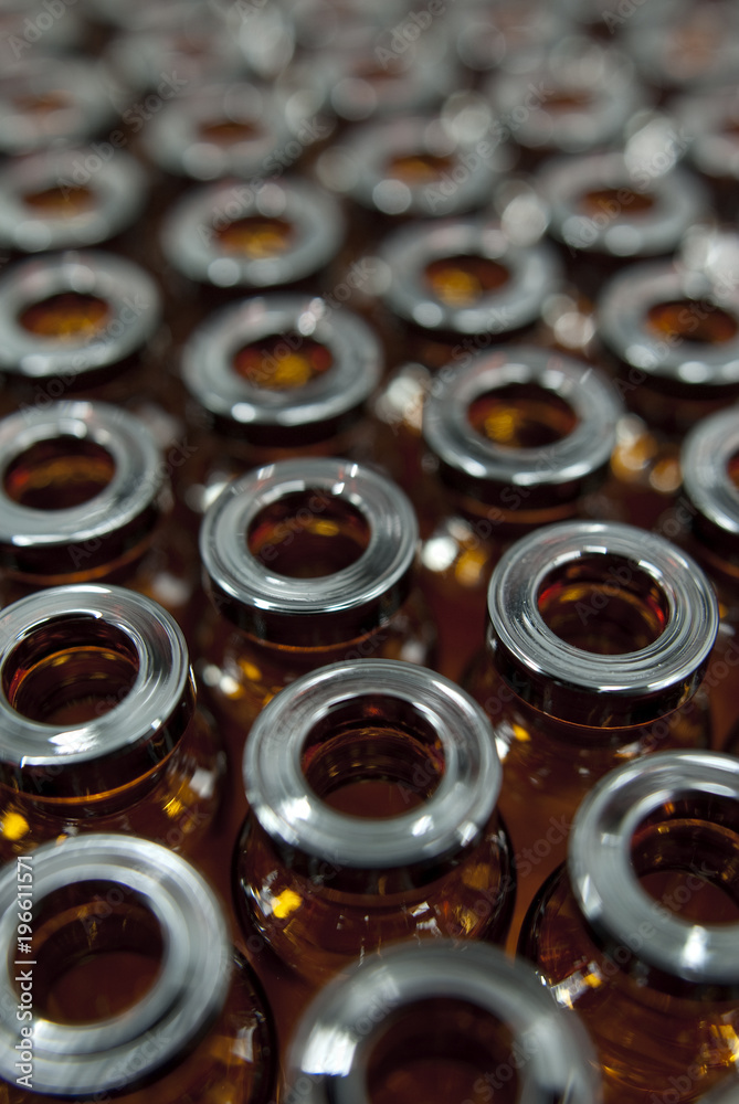 Glass bottles for laboratory, medicines