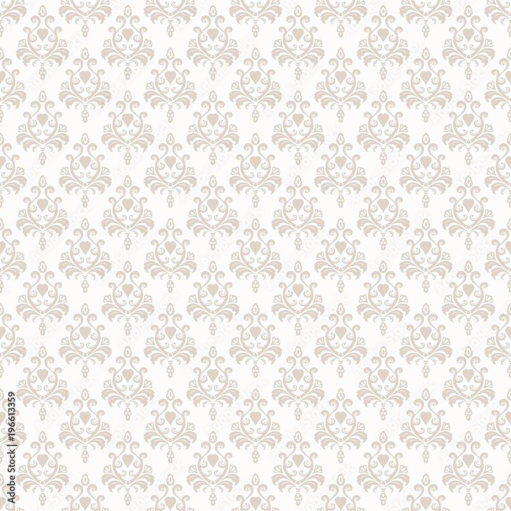 Seamless wallpapers in the style of Baroque , illustration Seamless wallpapers in the style of Baroque , illustration