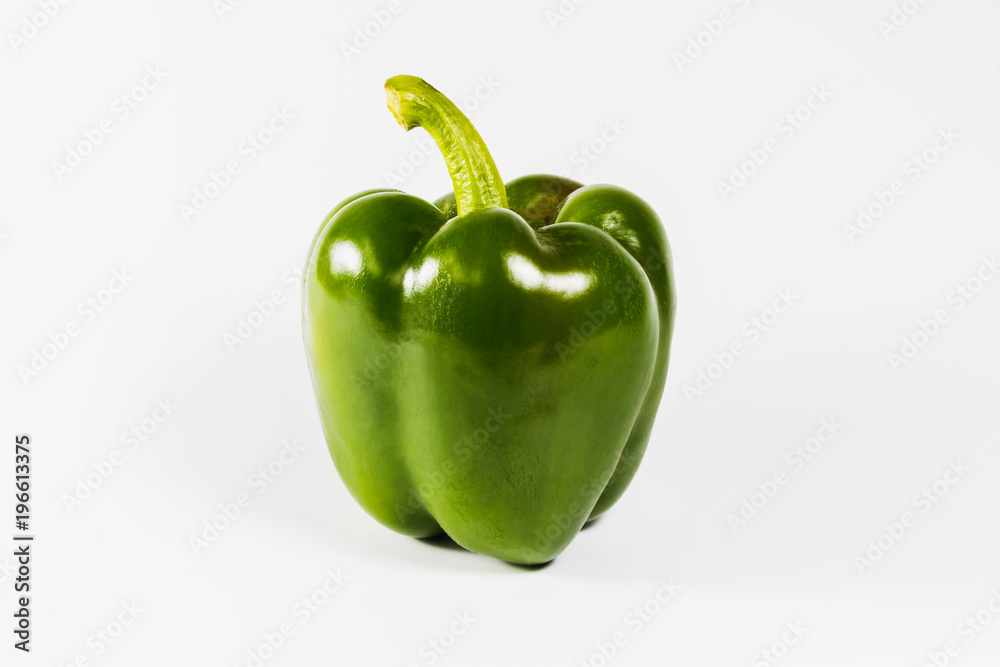 sweet pepper on white isolated background. sweet pepper on white isolated background.