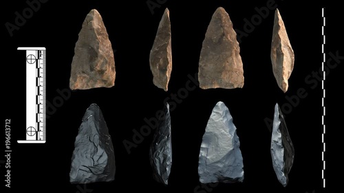 Knife Crude Triangular
Paleolithic artifacts animation photo