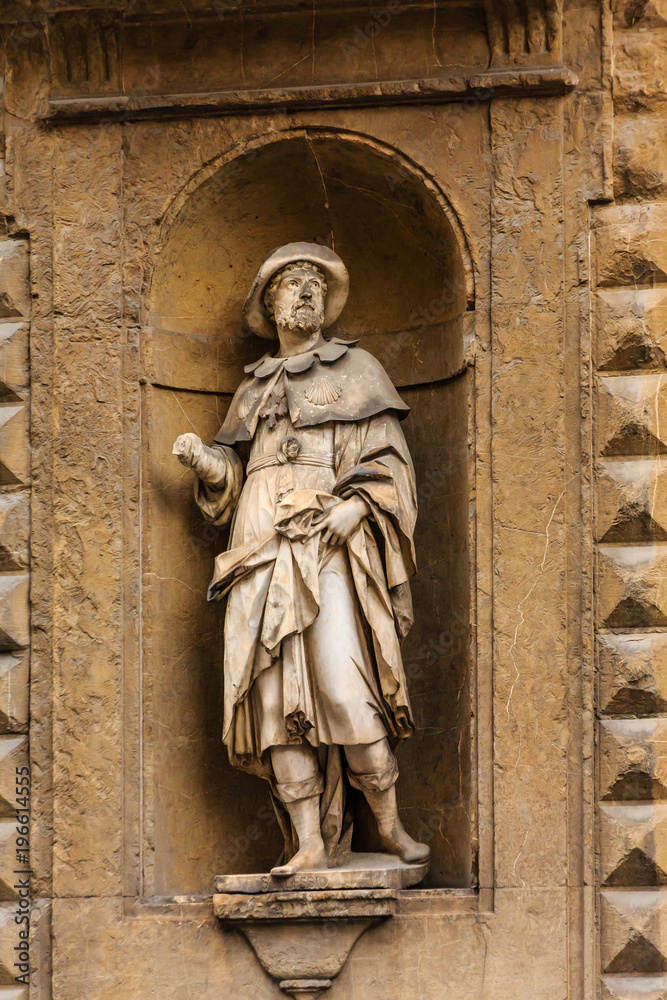 Statue of Saint Alessio in Florence