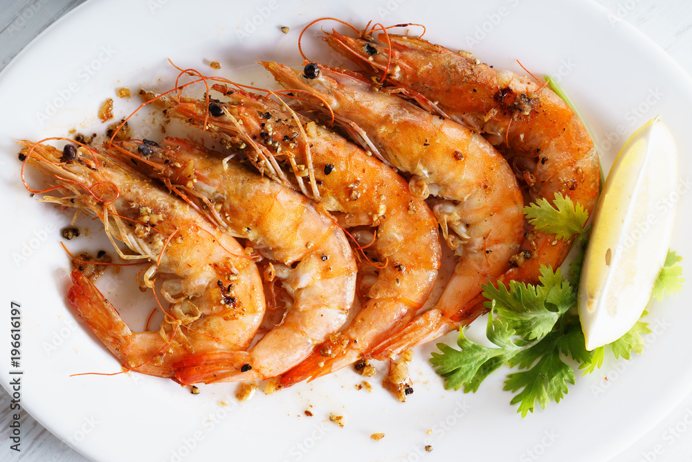 barbecued chilli prawns barbecued chilli prawns