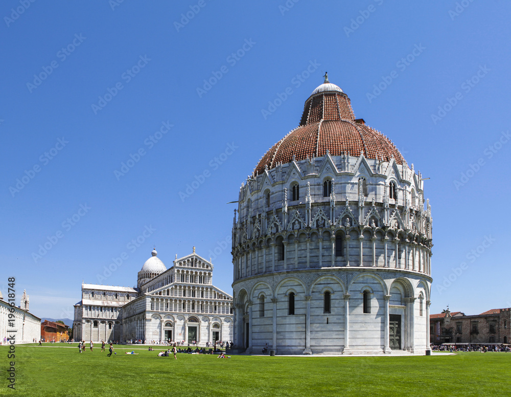 Renaissance Baptistery in Pisa Italy