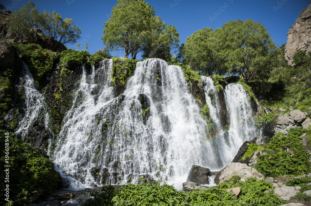 Fototapeta premium Shaki waterfall in Armenia