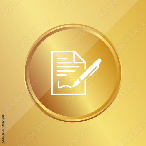 Gold Medaille - Vertrag