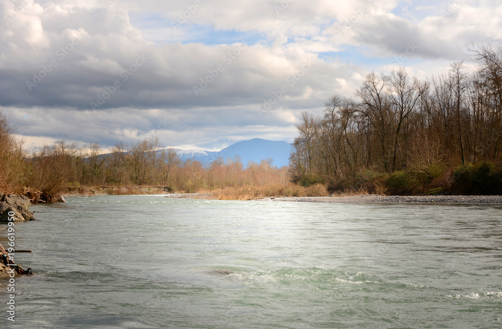 The beautiful views of the French mountains and the surrounding area, South of France, Europe.