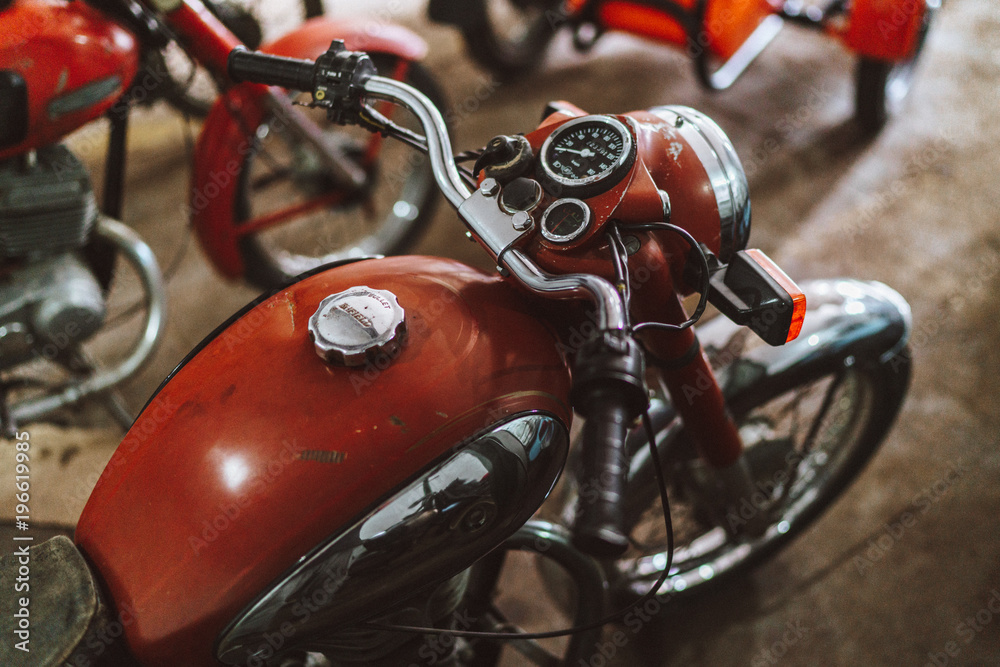 Fototapeta premium Retro motorbike