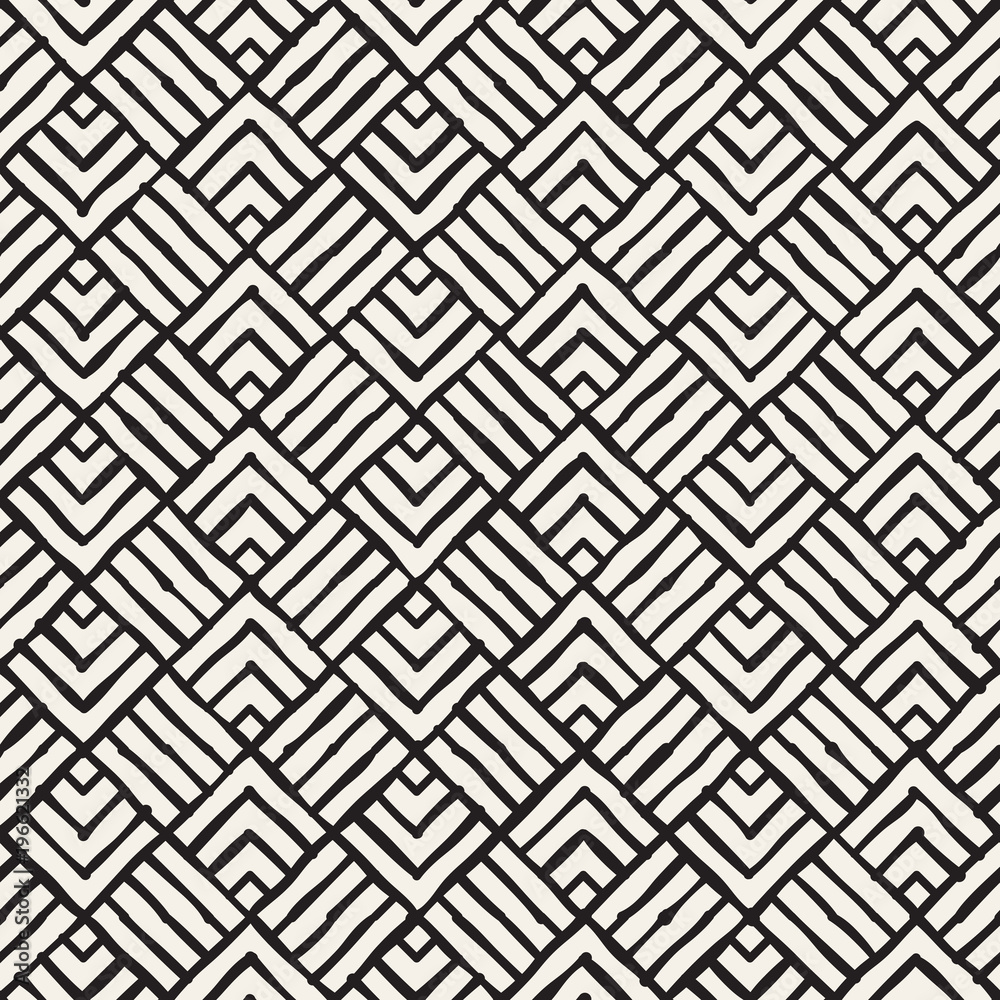 Seamless abstract hand drawn pattern. Vector freehand lines background texture. Ink brush strokes geometric design. Seamless abstract hand drawn pattern. Vector freehand lines background texture. Ink brush strokes geometric design.