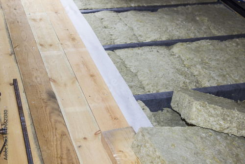 Thermal insulation of the floor in the frame house