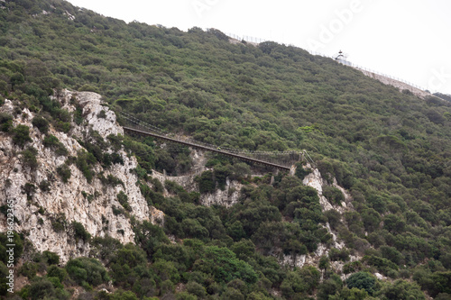 Windsor suspension bridge view Gibraltar