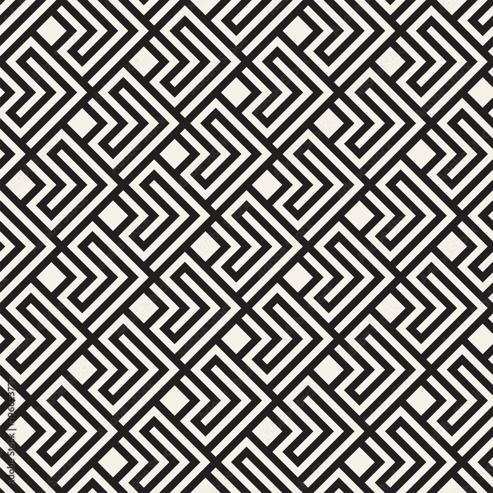 Vector seamless lattice pattern. Modern stylish texture with monochrome trellis. Repeating geometric grid. Simple design background.
Vector seamless lattice pattern. Modern stylish texture with monochrome trellis. Repeating geometric grid. Simple design background.