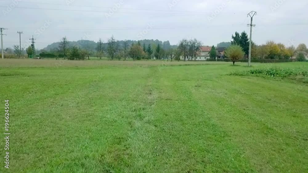 A small village and everything is green. The landscape is fascinating. A small village and everything is green. The landscape is fascinating.