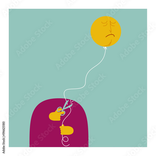 CUT SADNESS AND LET THE WIND TAKE YOU.
Serie of metaphorical concepts.