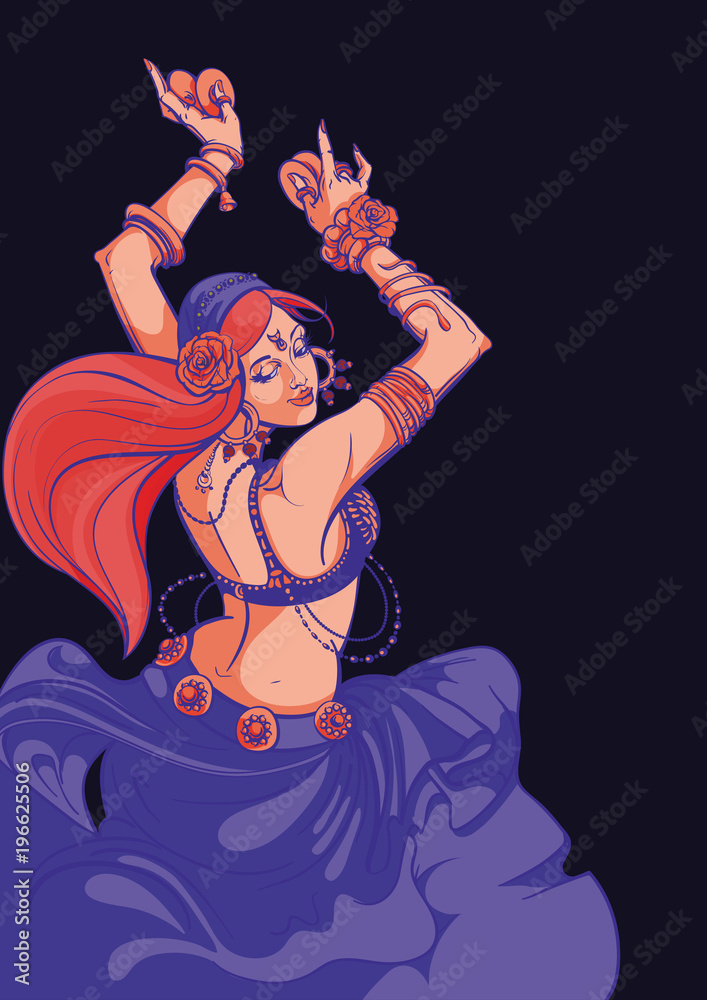 Tribal Fusion bellydance dancer graphic design Tribal Fusion bellydance dancer graphic design
