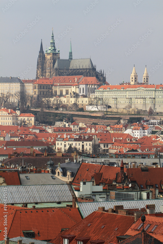 Obraz premium Prague castle as nice landscape