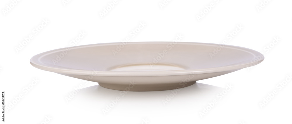 ceramic plate isolated on white background ceramic plate isolated on white background