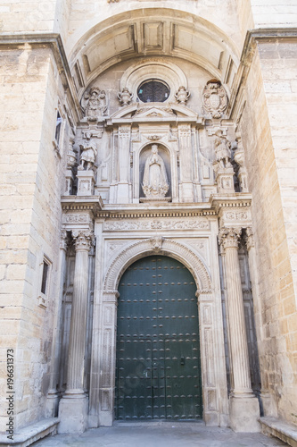 Jaen Assumption catheral frontal facade entrance  Spain