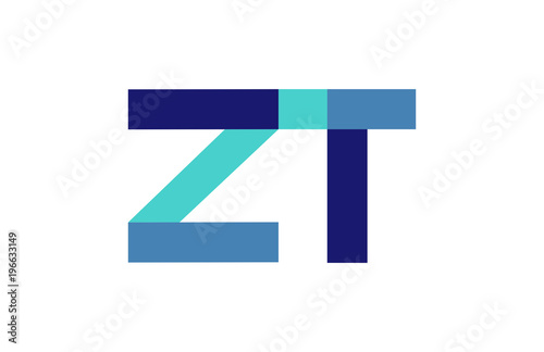 Free Download ZT Ribbon Letter Logo - GFXLoad