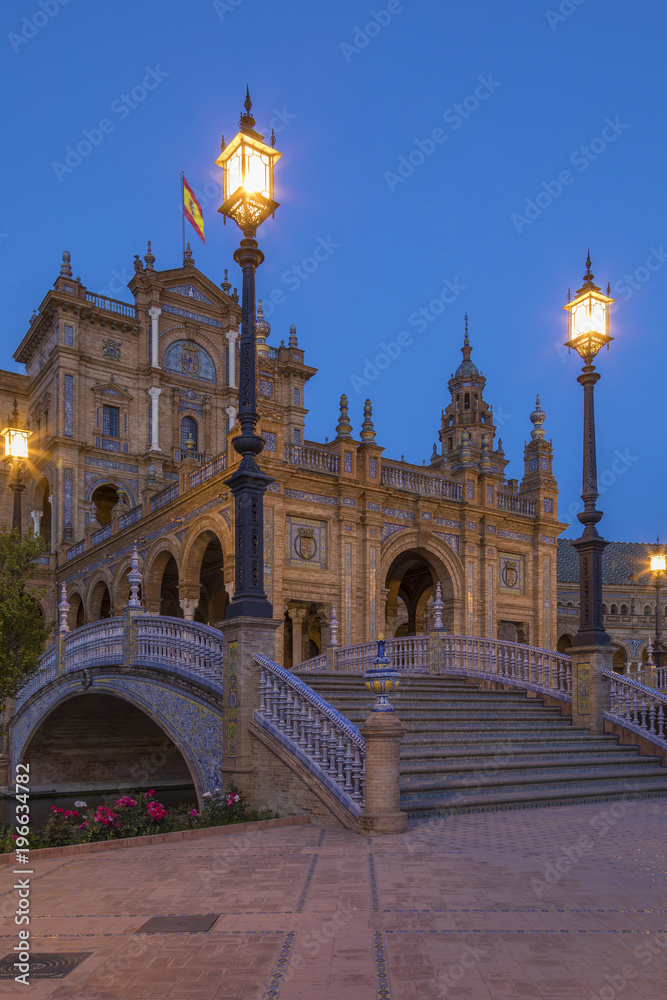 Plaza de Espana - Seville - Andalusia - Spain