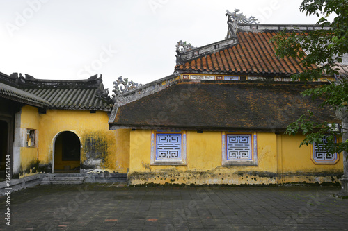 A building within the Dien Tho Residence in the Imperial City, Hue, Vietnam
 photo
