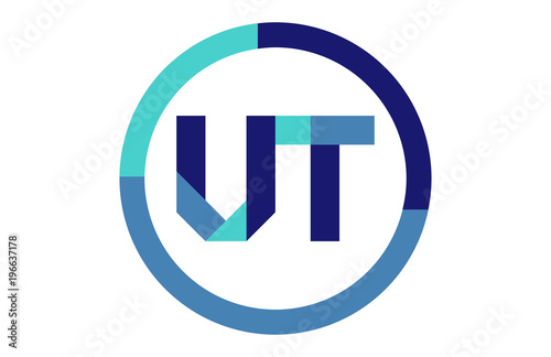 UT Global Blue Ribbon letter Logo