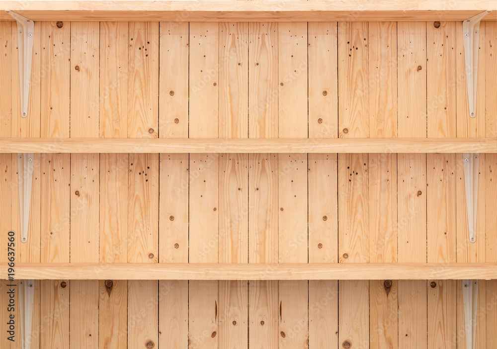 wooden shelf background for product display