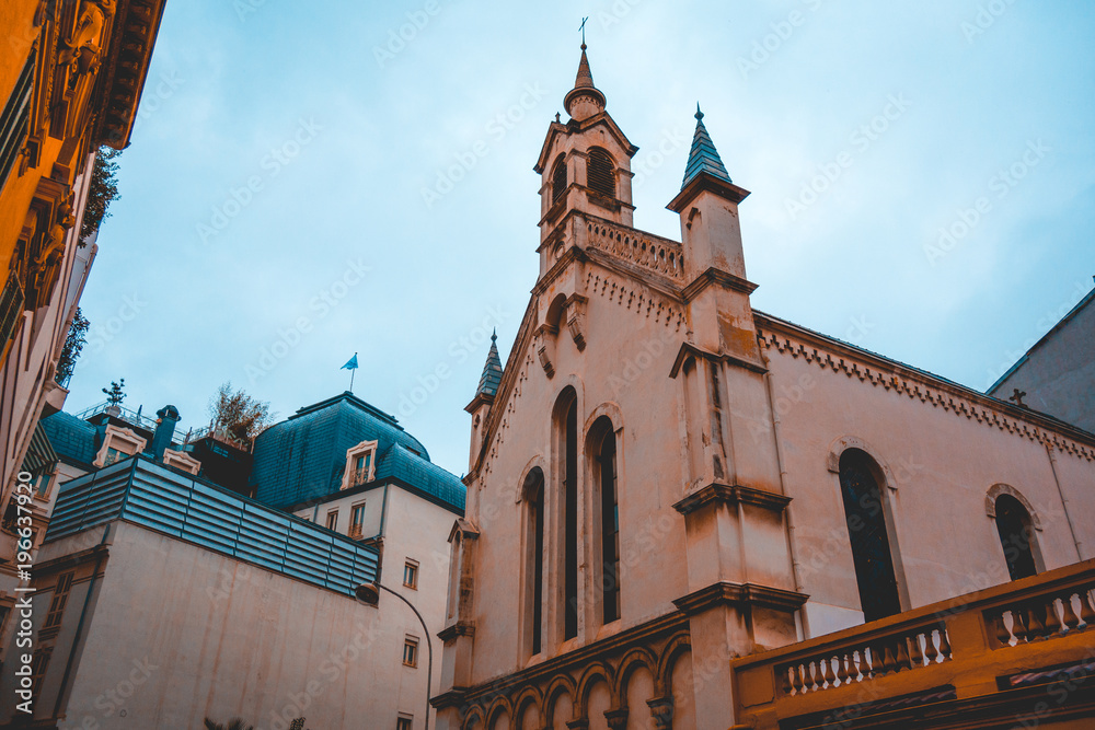 beautiful and ancient church in the heart of nice, france beautiful and ancient church in the heart of nice, france