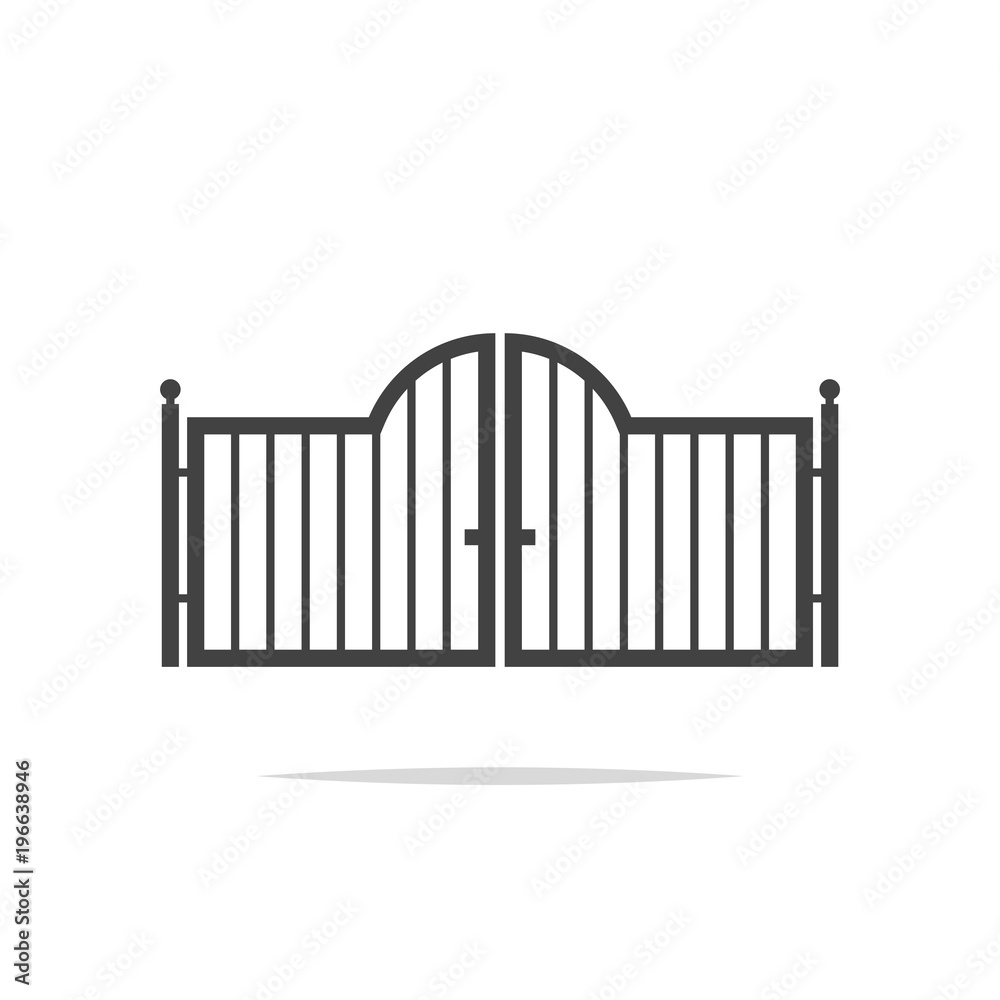 Gate icon vector