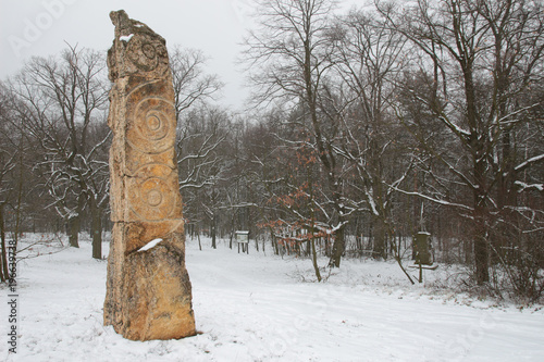 very old celtic sculpture