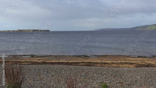 Shore of Chanonry Point in Scotland, near Inverness photo