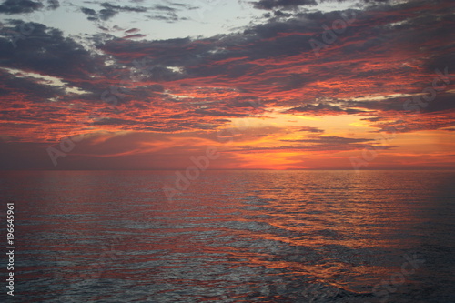 Sunset Fading on Ocean © Samantha