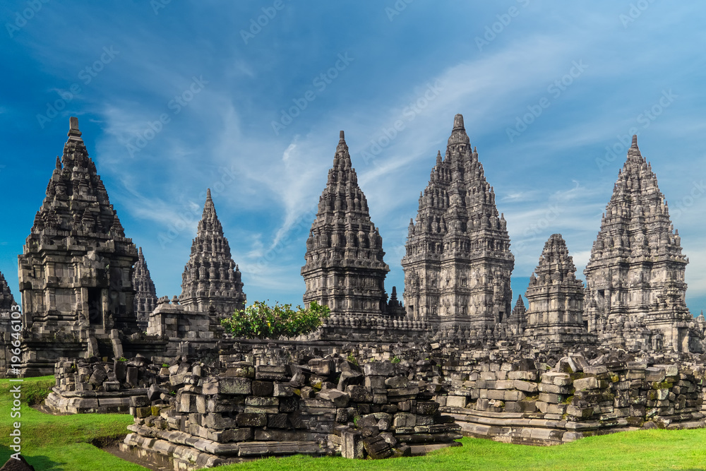 Amazing Candi Prambanan or Rara Jonggrang, largest Hindu temple site in ...