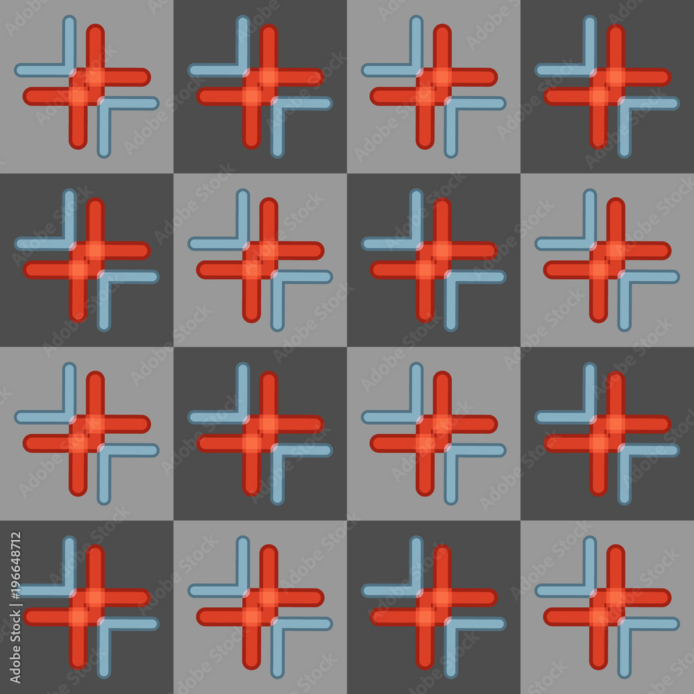 Obraz premium Ornament pattern vector tile