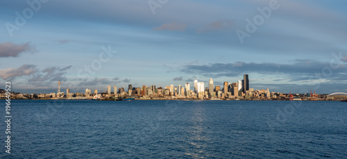 Seattle Skyscrapers Panorama
