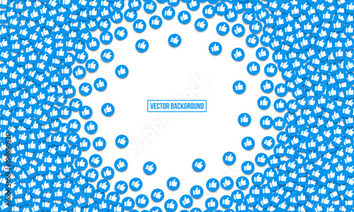 Like thumb up icons vector ...